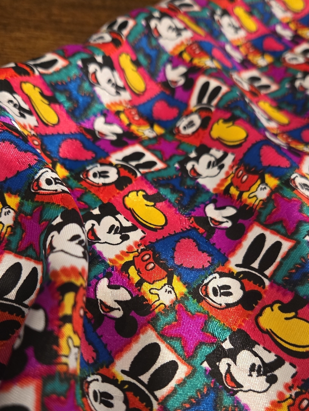 vintage Walt Disney World square scarf, typically measuring approximately 30x31